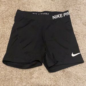Nike pro spandex shorts